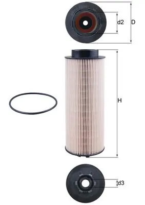 Filtre à carburant KNECHT KX 261D