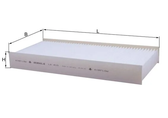 Filtre, air de l'habitacle KNECHT LA 410