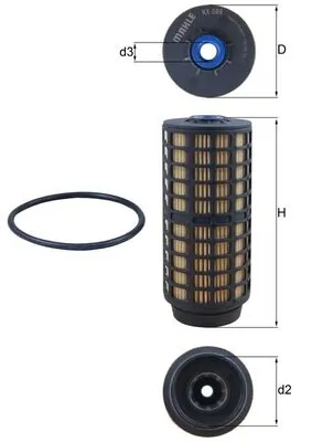 Filtre à carburant KNECHT KX 399D