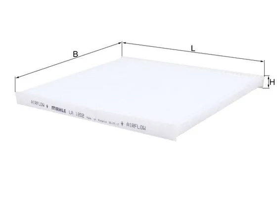 Filtre, air de l'habitacle KNECHT LA 1202