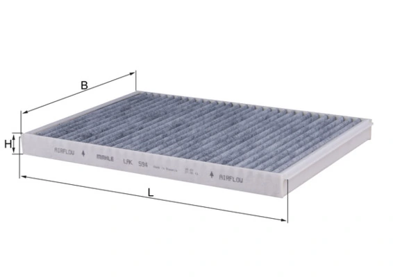 Filtre, air de l'habitacle KNECHT LAK 594