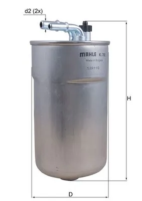 Filtre à carburant KNECHT KL 792