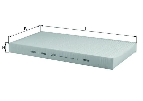 Filtre, air de l'habitacle KNECHT LA 117