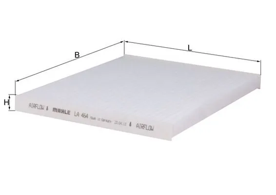 Filtre, air de l'habitacle KNECHT LA 464