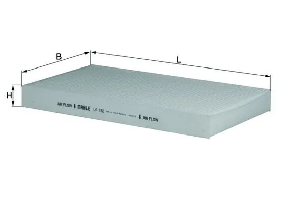 Filtre, air de l'habitacle KNECHT LA 152