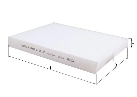 Filtre, air de l'habitacle KNECHT LA 1158