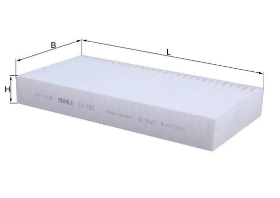 Filtre, air de l'habitacle KNECHT LA 180