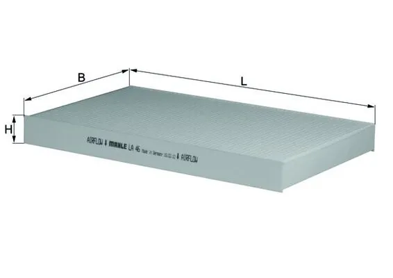 Filtre, air de l'habitacle KNECHT LA 46