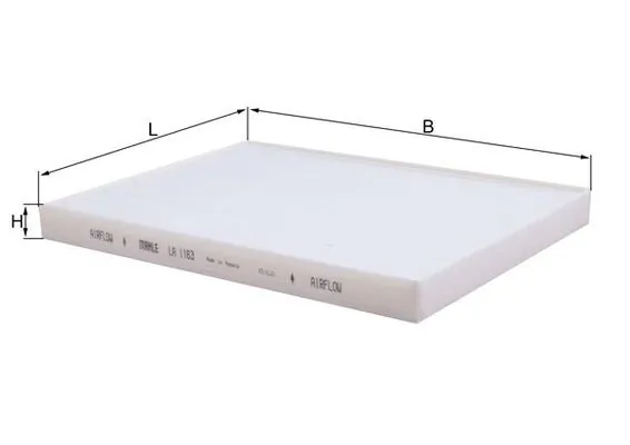 Filtre, air de l'habitacle KNECHT LA 1163