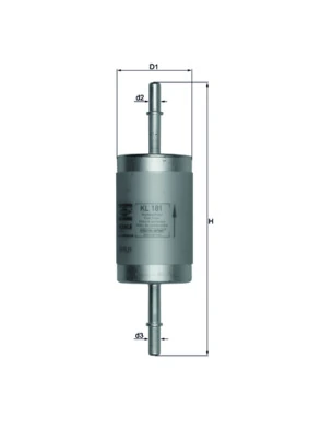 Filtre à carburant KNECHT KL 181