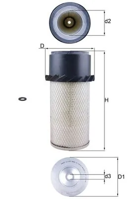 Filtre à air KNECHT LX 649