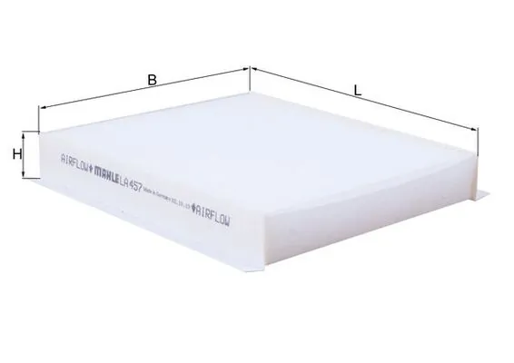 Filtre, air de l'habitacle KNECHT LA 457