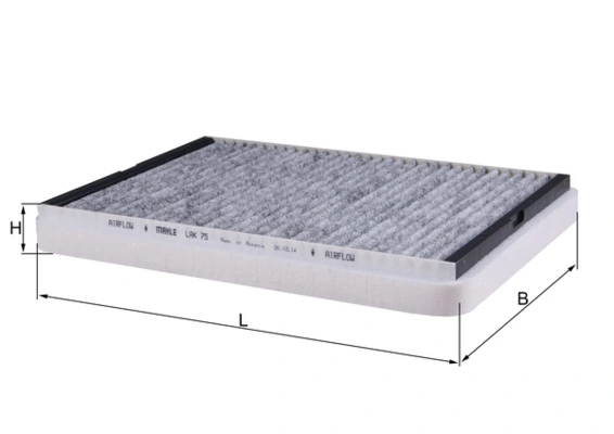 Filtre, air de l'habitacle KNECHT LAK 75