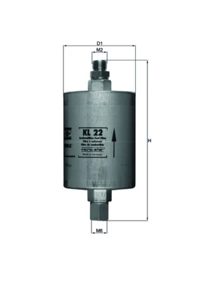 Filtre à carburant KNECHT KL 22