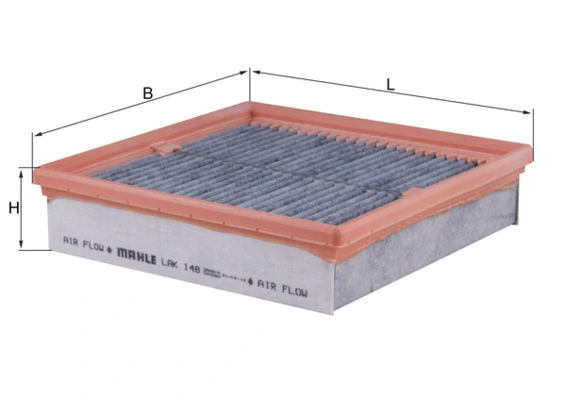 Filtre, air de l'habitacle KNECHT LAK 148