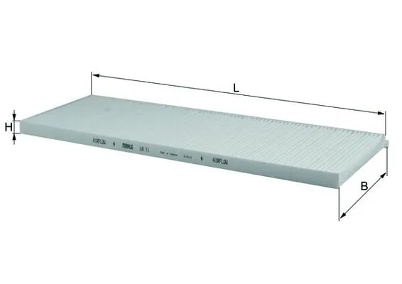 Filtre, air de l'habitacle KNECHT LA 11