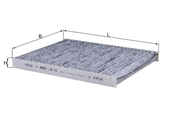 Filtre, air de l'habitacle KNECHT LAK 142