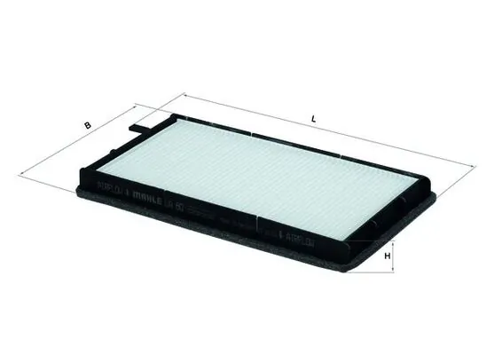 Filtre, air de l'habitacle KNECHT LA 80