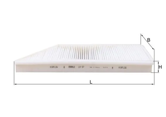 Filtre, air de l'habitacle KNECHT LA 57