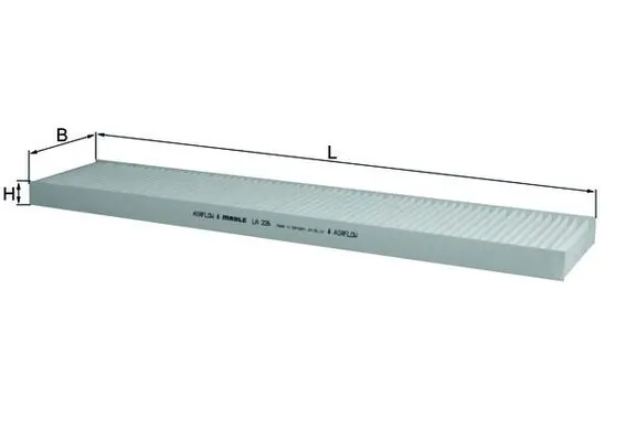 Filtre, air de l'habitacle KNECHT LA 226