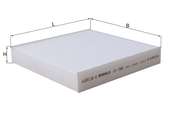 Filtre, air de l'habitacle KNECHT LA 1566