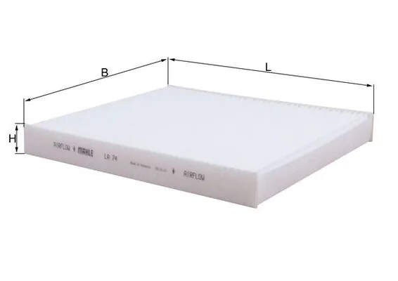 Filtre, air de l'habitacle KNECHT LA 74