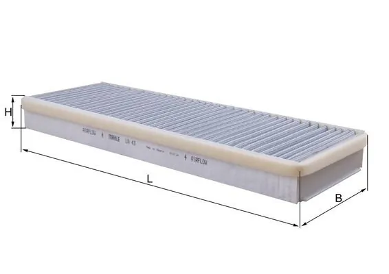 Filtre, air de l'habitacle KNECHT LA 43