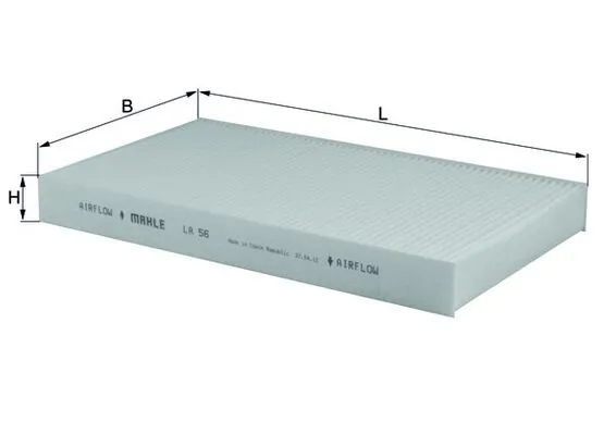 Filtre, air de l'habitacle KNECHT LA 56