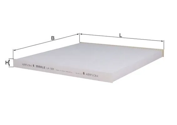 Filtre, air de l'habitacle KNECHT LA 931