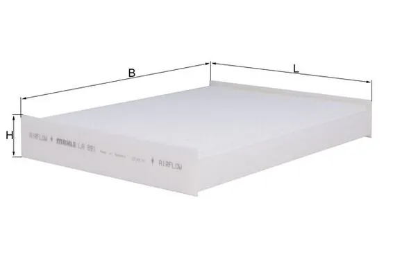 Filtre, air de l'habitacle KNECHT LA 891