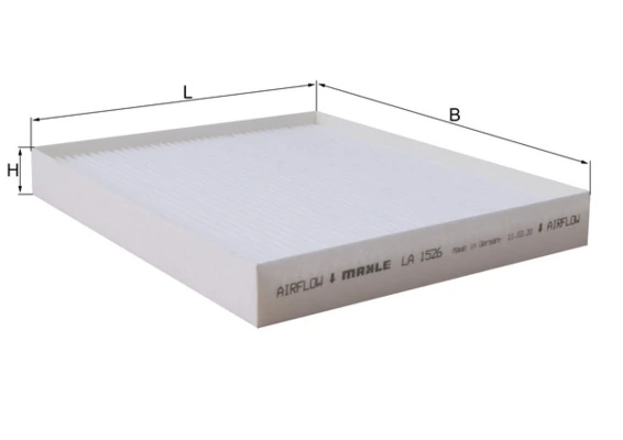 Filtre, air de l'habitacle KNECHT LA 1526