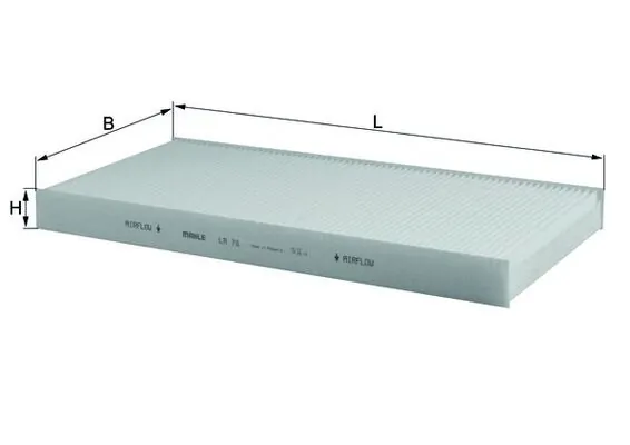 Filtre, air de l'habitacle KNECHT LA 78