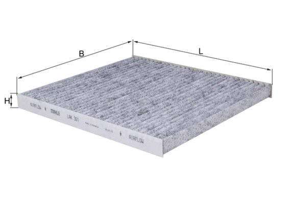 Filtre, air de l'habitacle KNECHT LAK 301