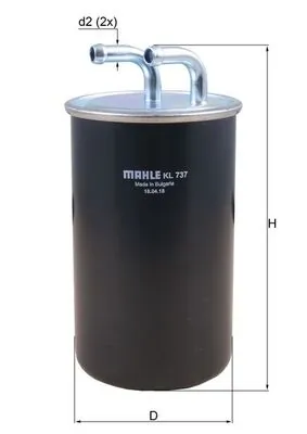 Filtre à carburant KNECHT KL 737