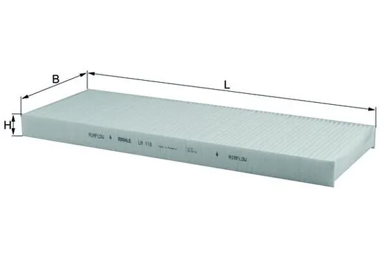 Filtre, air de l'habitacle KNECHT LA 118