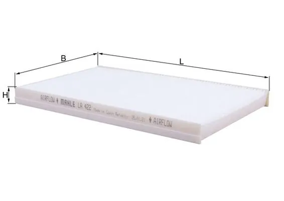 Filtre, air de l'habitacle KNECHT LA 422