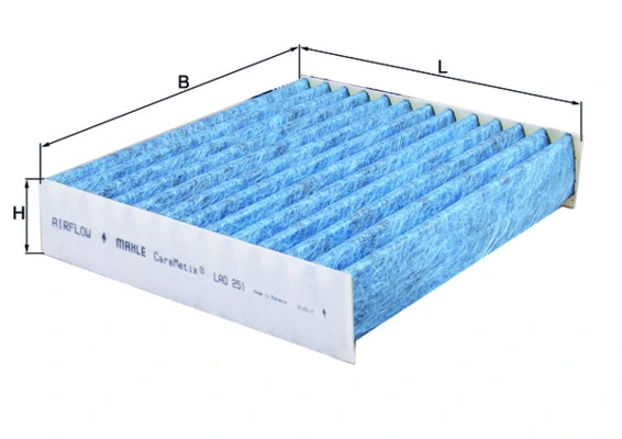 Filtre, air de l'habitacle KNECHT LAO 251