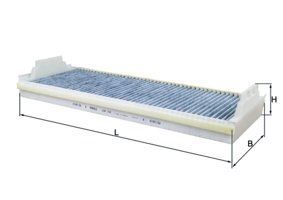 Filtre, air de l'habitacle KNECHT LAK 154