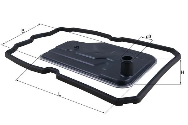 Filtre hydraulique, boîte automatique KNECHT HX 124D