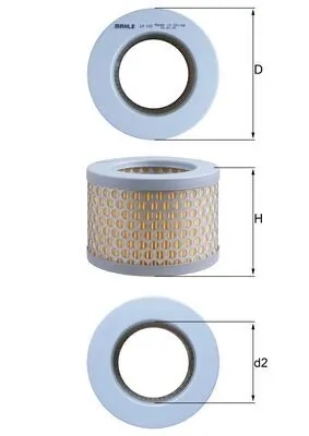 Filtre à air KNECHT LX 192