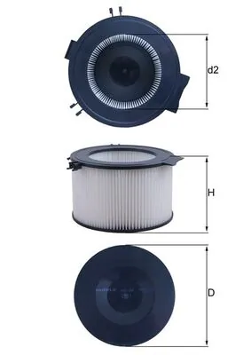 Filtre, air de l'habitacle KNECHT LA 65