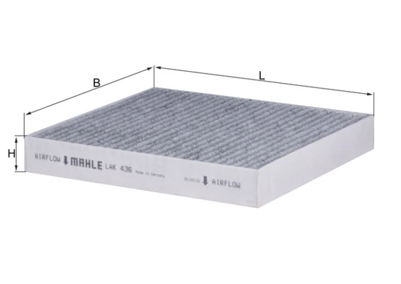 Filtre, air de l'habitacle KNECHT LAK 436