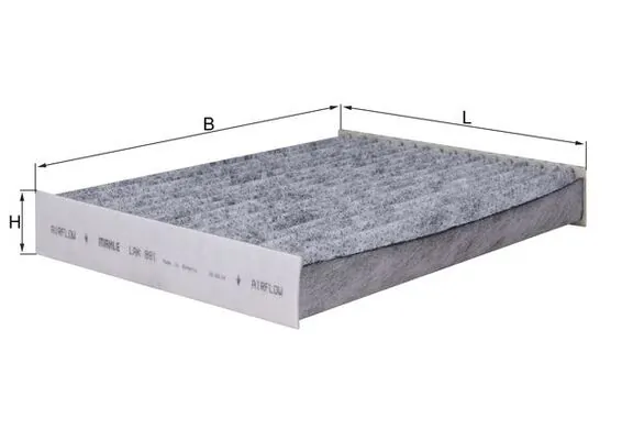 Filtre, air de l'habitacle KNECHT LAK 891