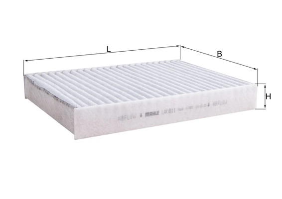 Filtre, air de l'habitacle KNECHT LAK 811