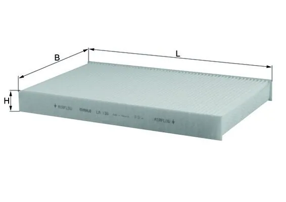 Filtre, air de l'habitacle KNECHT LA 138