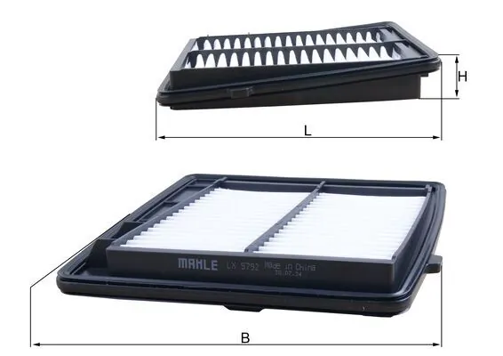 Filtre à air KNECHT LX 5792