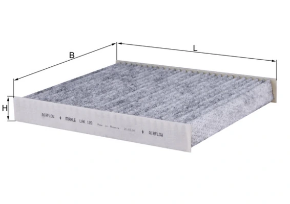 Filtre, air de l'habitacle KNECHT LAK 120