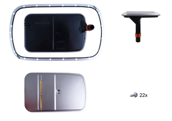 Filtre hydraulique, boîte automatique KNECHT HX 165KIT