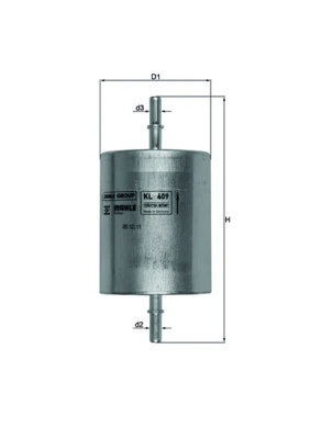 Filtre à carburant KNECHT KL 409