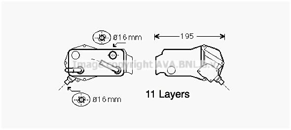 Oil Cooler, automatic transmission